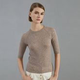 High-end Mid Sleeve Wool Sweater