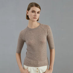 High-end Mid Sleeve Wool Sweater