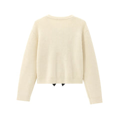Vintage O-Neck Knitted Cardigan