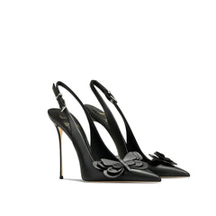 Modern Slim Pointed Leather Heels