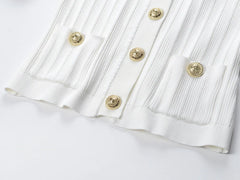 Slim Stretchy Knitted Cardigan