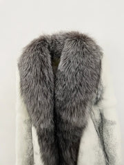 Refined Thick Fur Mid-length Coat