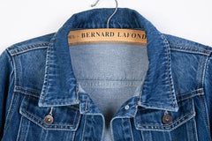 Regal Mid-Length Denim Jeans Coat