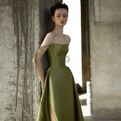 Tempting Green Women's Party Dress