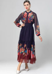 Elegant Elastic Waist Formal Dress