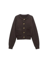 Chic O-Neck Long Sleeve Cardigan