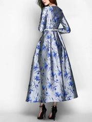 Glamorous Floral Nights Evening Party Dress