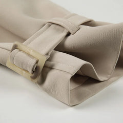 Trendy Double Breasted Tooling Coat