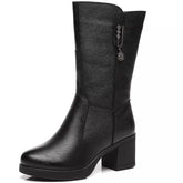 Non-Slip Mid Calf Boots