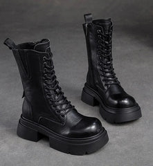 Ethnic Genuine Leather Ankle Boots