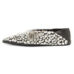 British Rhinestone Women Flats Shoes