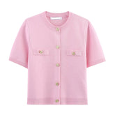 Lightweight Short Sleeved Cardigan Coat