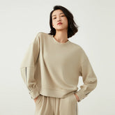 Crew Neck Wool Sweatshirt
