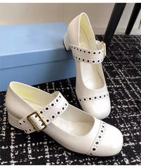 Fashion Hollow-out Mary Janes Shoes