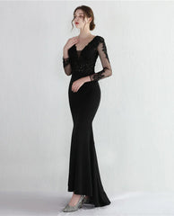 Elegant Mermaid Women's Maxi Gown