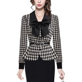 Lovely Bow Detail Short Coat