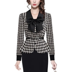 Lovely Bow Detail Short Coat