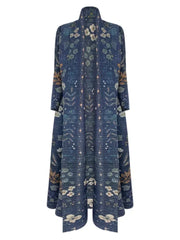 Foldable Collar Women's Trench Coat