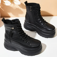Thick Sole Short Ankle Boots