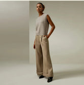 Round Neck Casual Cashmere Vest