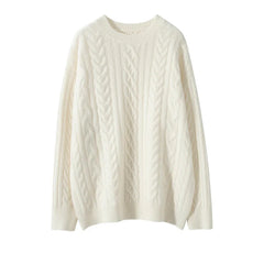 Elegant Twist Cozy Cashmere Sweater