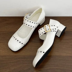 Fashion Hollow-out Mary Janes Shoes