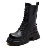 Ethnic Genuine Leather Ankle Boots