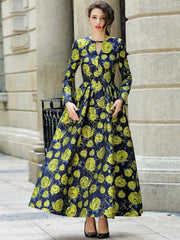 Romance in the Making Floral Maxi Dress
