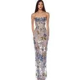 Charming Slim Fit Maxi Dress