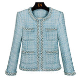 Elegant Coarse Floral Short Jacket