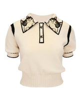 Short Sleeves Stylish Sweater