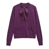 Fancy Lace-Up Casual Sweater
