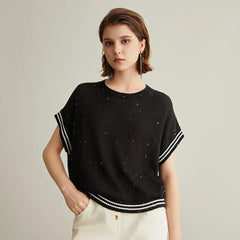 Western Style Sequins Top