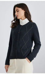 High-end Merino Wool Cardigan