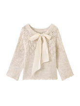 Trendy Silk Scarf Loose-Fit Sweater