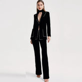 Diamond Decoration Pantsuits