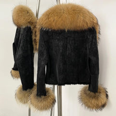 High-Quality Warm Fur Parka Coat