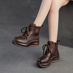 Good To Be Here Hollow Fashion Ankle Boots