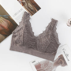 lace beautiful back cotton gauze breathable bandeau