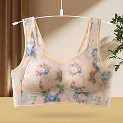 Women Ink Printing Vest Brassiere