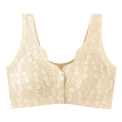 front button push-up comfortable underwear
