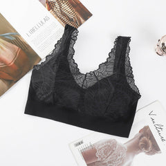 lace beautiful back cotton gauze breathable bandeau