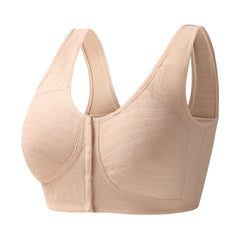 Breathable Push Up Cotton Front Button Underwear