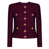 Fancy Textured Knitted Cardigan