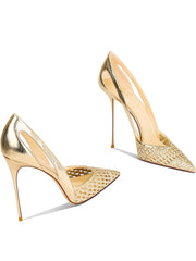 Premium Leather Pointed Stiletto High Heels