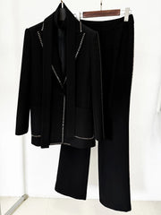 Diamond Decoration Pantsuits