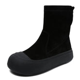 Comfy Wedge Chimney Ankle Boots