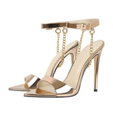 Classic Gold Chain Sandals