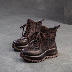 Good To Be Here Hollow Fashion Ankle Boots