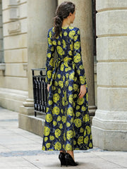 Romance in the Making Floral Maxi Dress